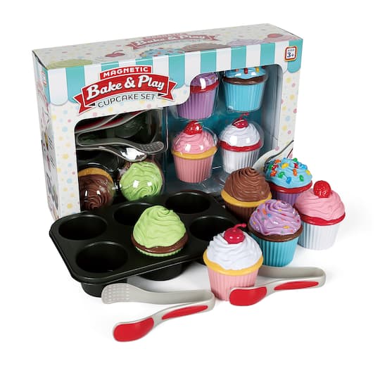 Popular Playthings® Magnetic Bake & Play Cupcakes Set